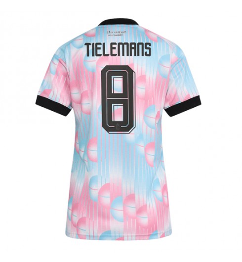Belgie Youri Tielemans #8 Venkovní Dres pro Dámské MS 2026 Krátký Rukáv Belgie Youri Tielemans #8 Venkovní Dres pro Dámské MS 2026 Krátký Rukáv